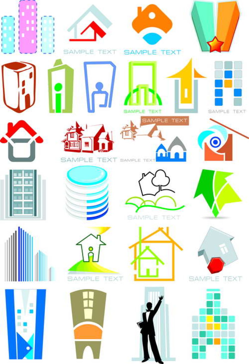 矢量的创意商务标志设计