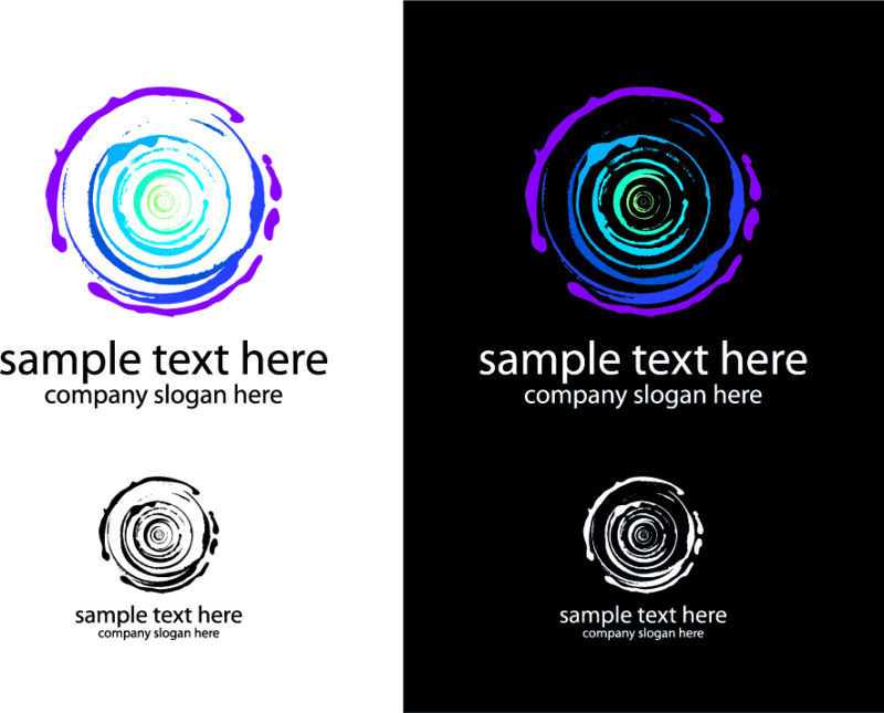 彩色喷墨矢量图