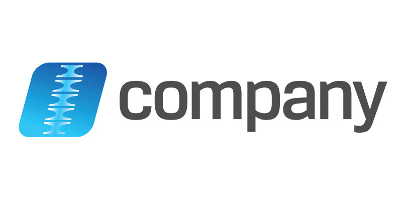 矢量的蓝色刀片标志