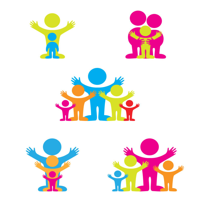 创意家庭图标矢量设计