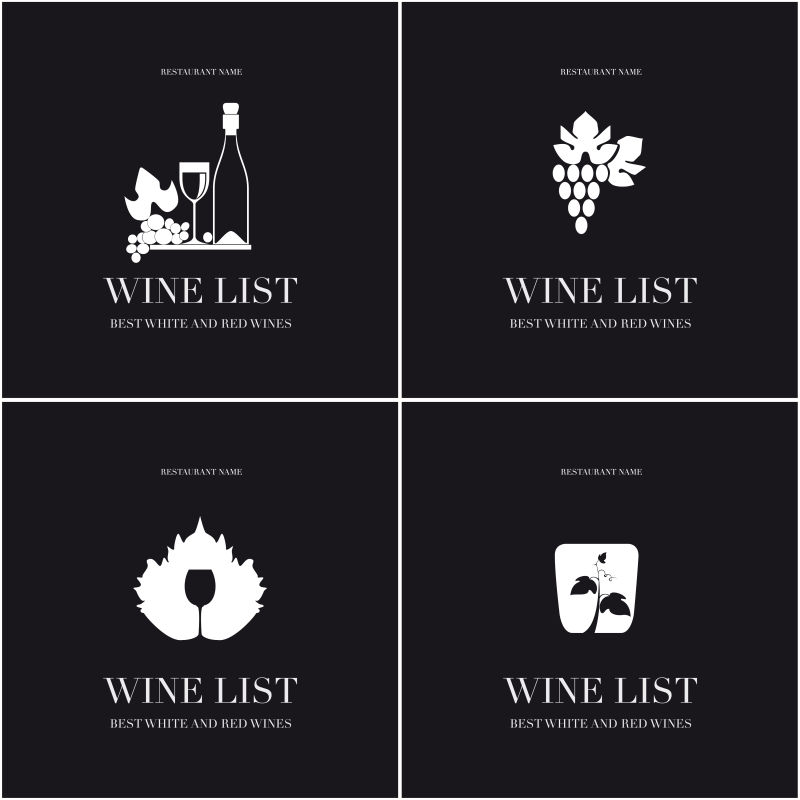 菜单列表图标矢量图