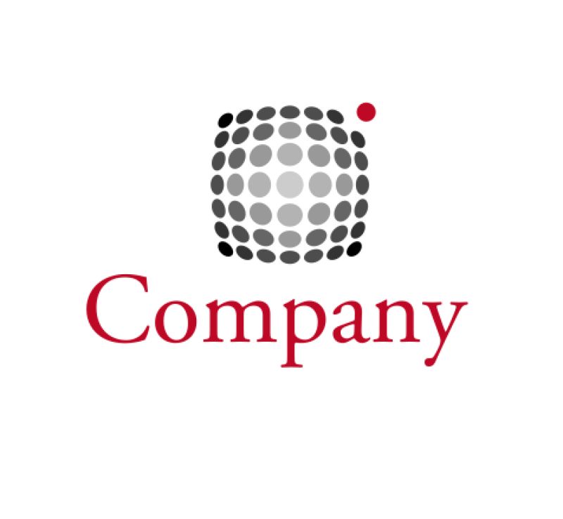 抽象圆形变形矢量标志设计