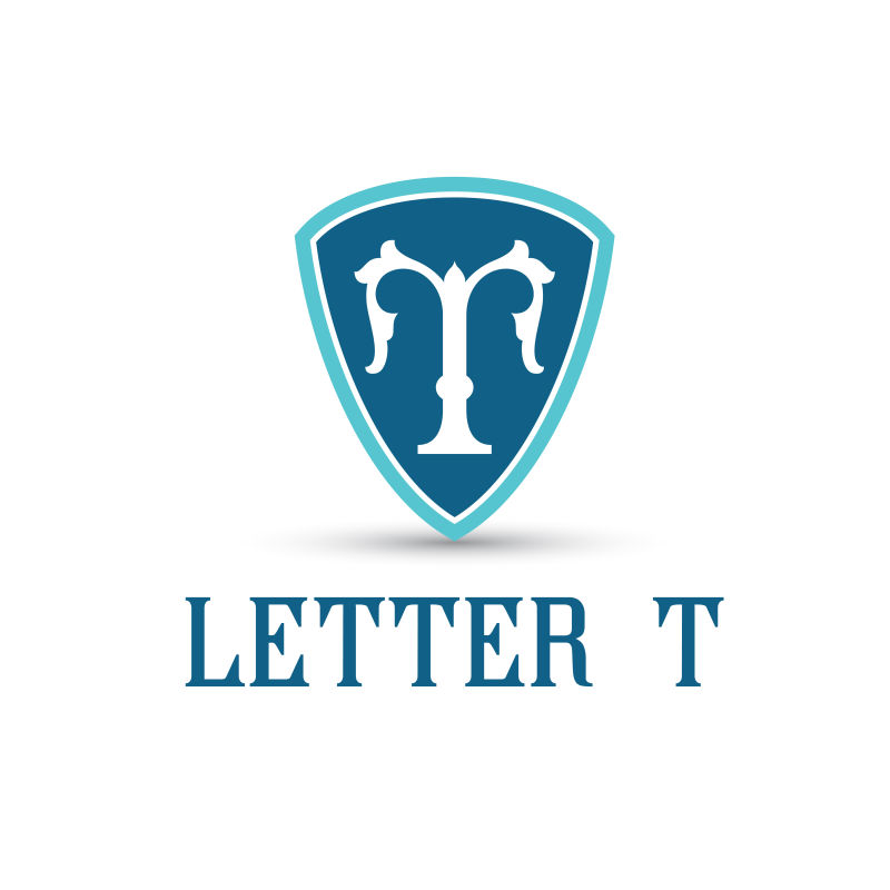 抽象烛塔元素的矢量标志设计