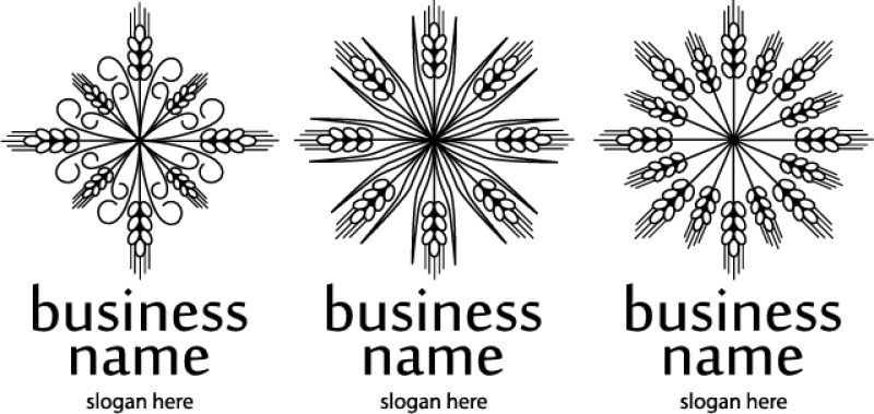 抽象矢量矢量现代装饰花纹标志设计