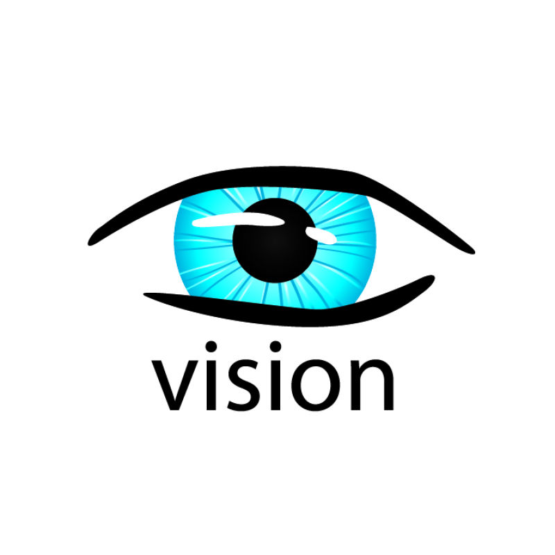 矢量的眼睛标志设计