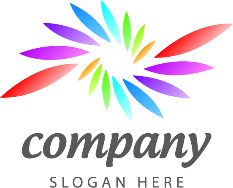 矢量彩色logo与图标