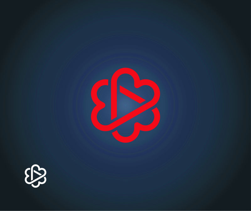 三心符号图标矢量图