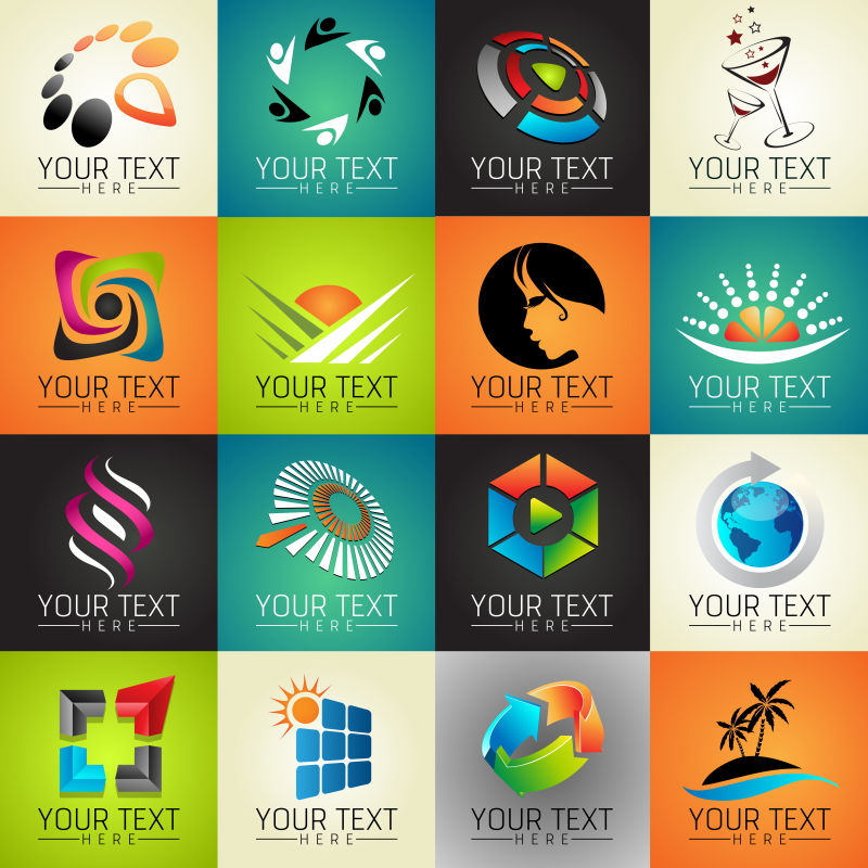 现代矢量图标集