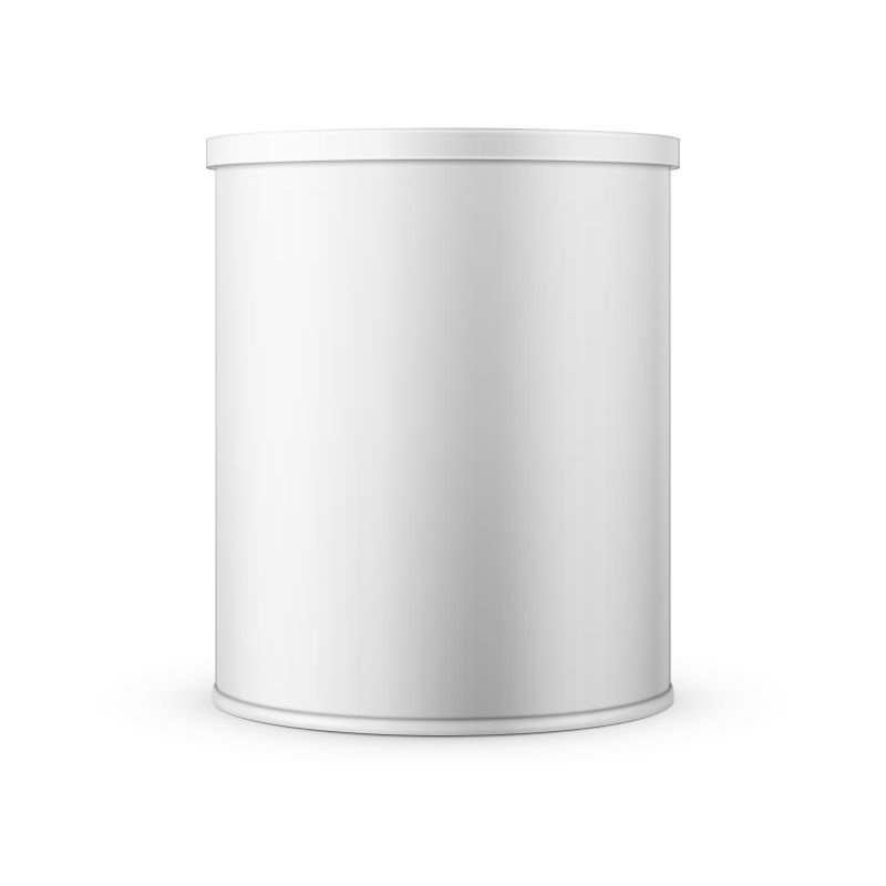 创意矢量白色铝罐设计