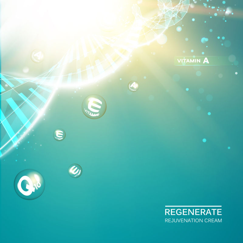 抽象矢量分子元素设计背景