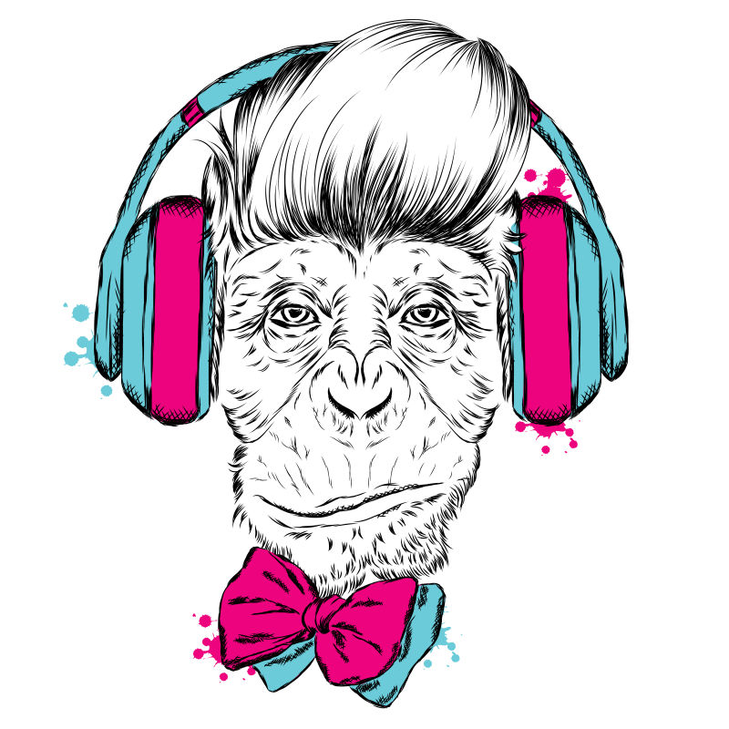 听音乐的猴子系列