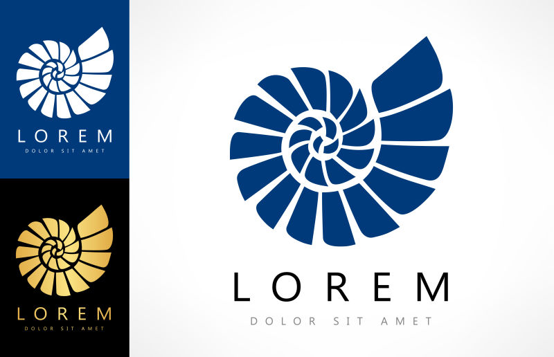 矢量抽象的蜗牛