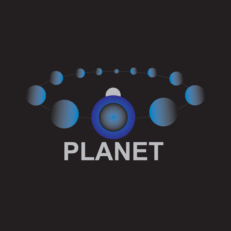 矢量球体组成圆形