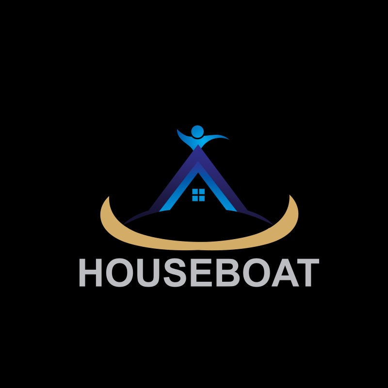 矢量人们关心成功健康生活的标志