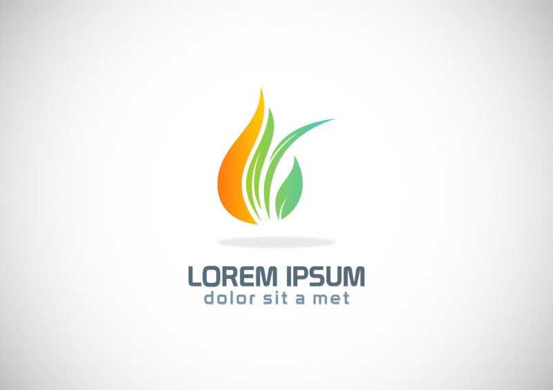 抽象矢量有机洋葱标志设计