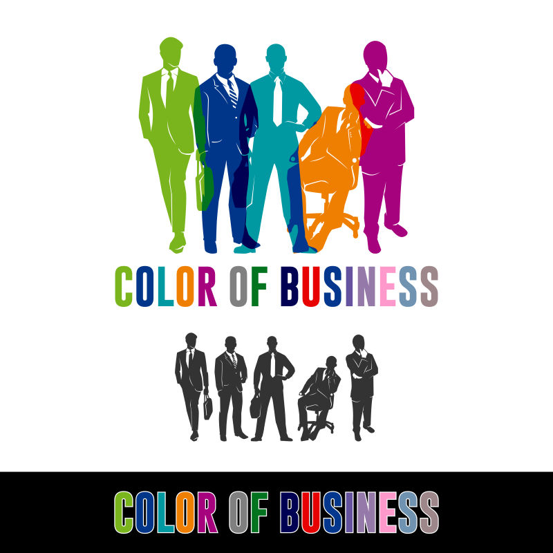 矢量形象的色彩