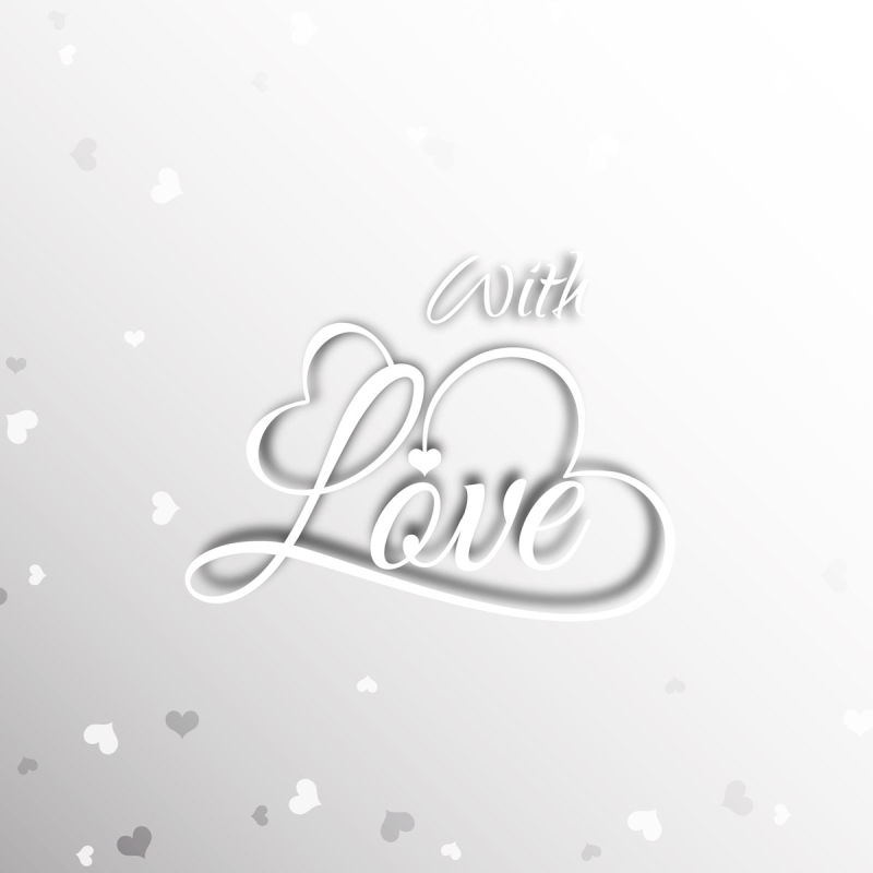矢量情人节love设计