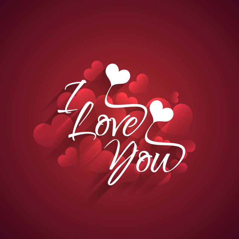 矢量优雅的情人节浪漫背景