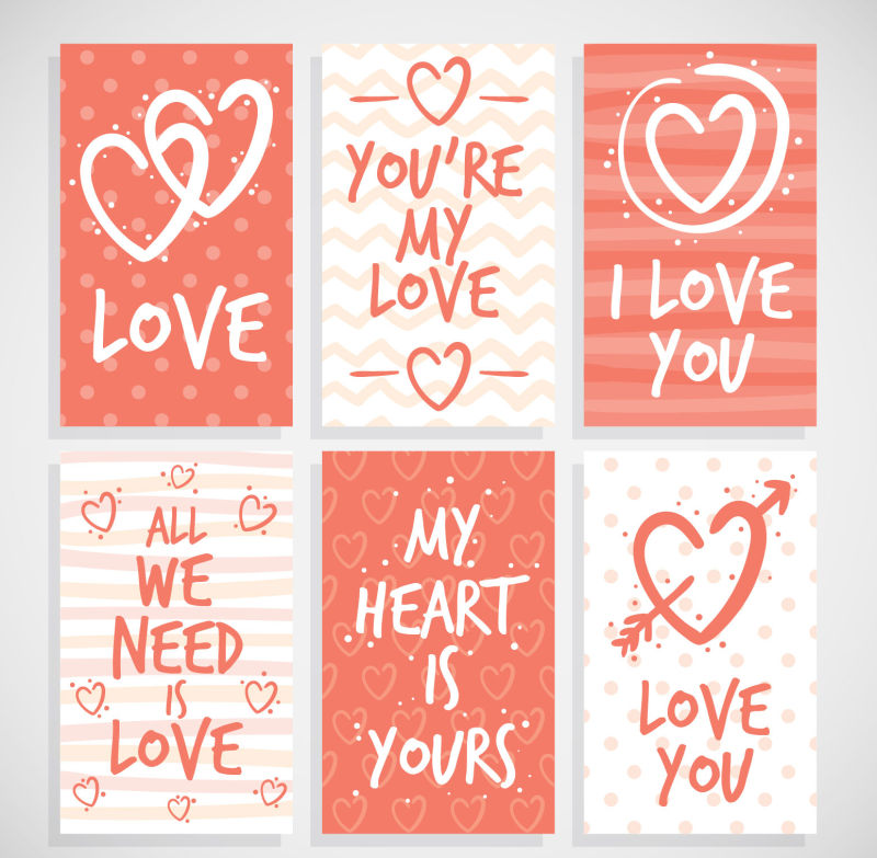 矢量现代情人节主题背景