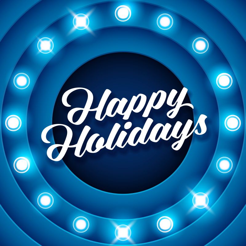 蓝色灯带背景矢量设计