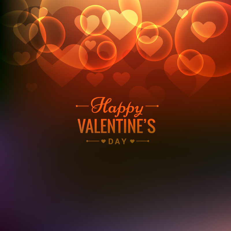 情人节绚丽背景矢量设计