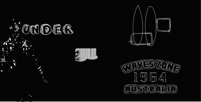 矢量抽象复古标志元素的印刷设计插图