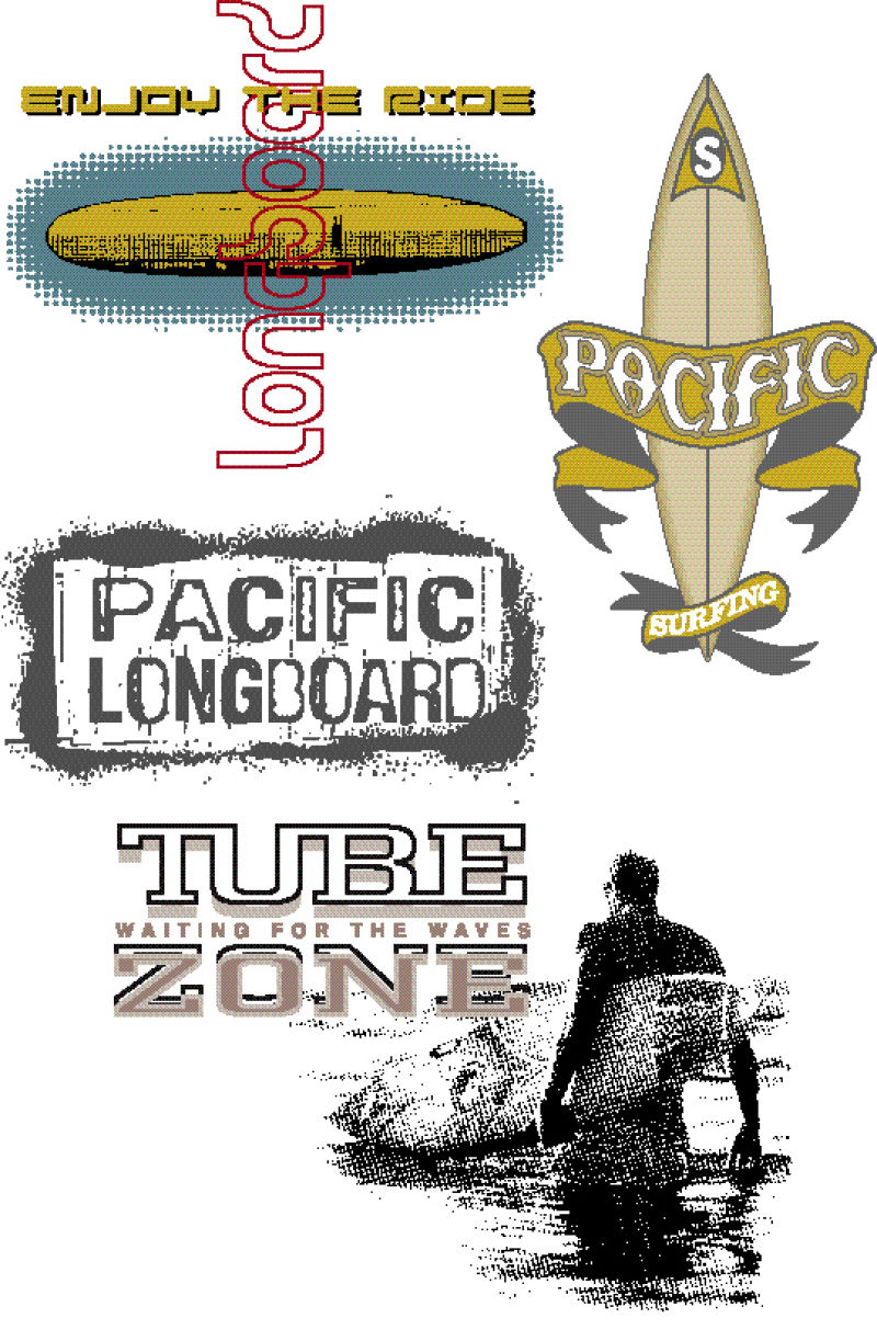 抽象矢量印刷图案设计