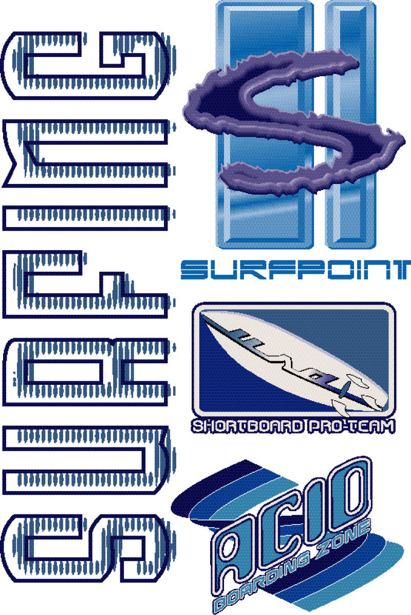 抽象矢量现代蓝色商业艺术印刷图标设计