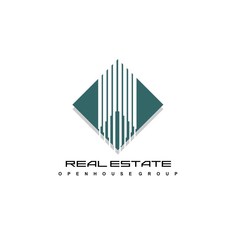 矢量房地产标志符号