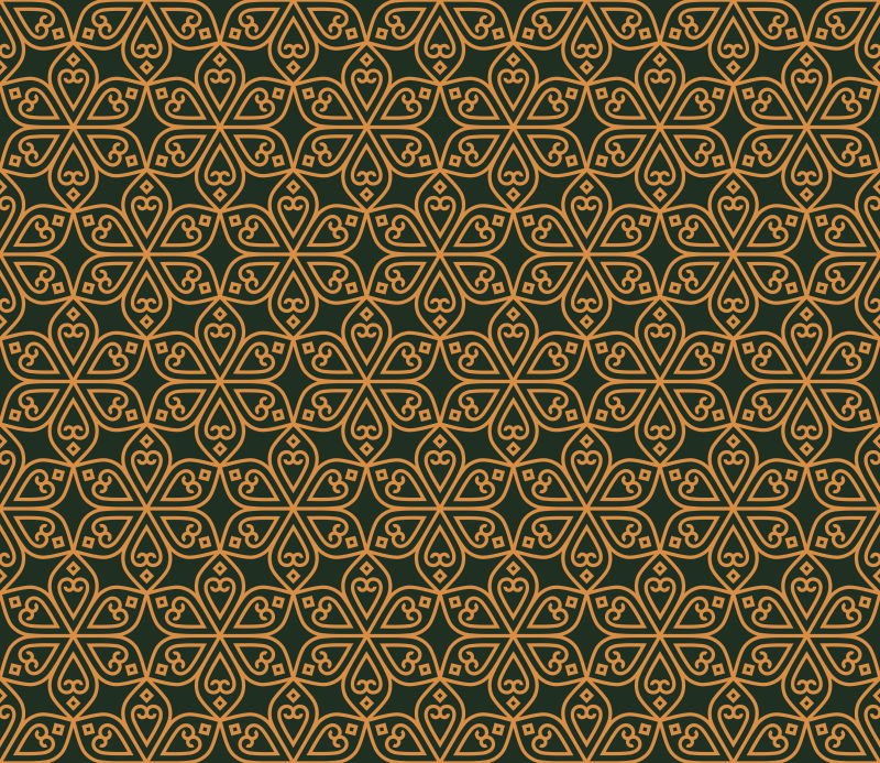 抽象的印度花纹图案背景矢量设计