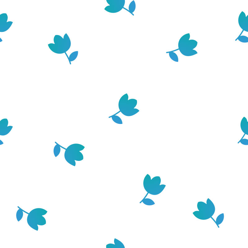 蓝色花卉图案背景矢量设计