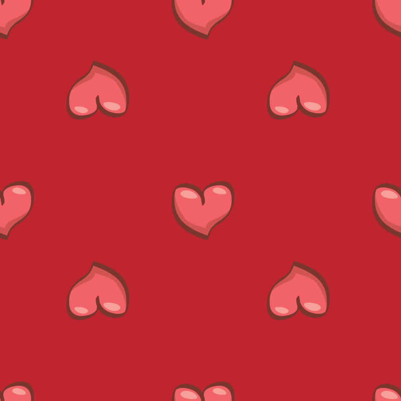 矢量粉色心形背景设计