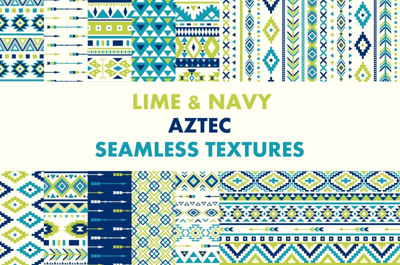 矢量绿色的民族图案纹理背景