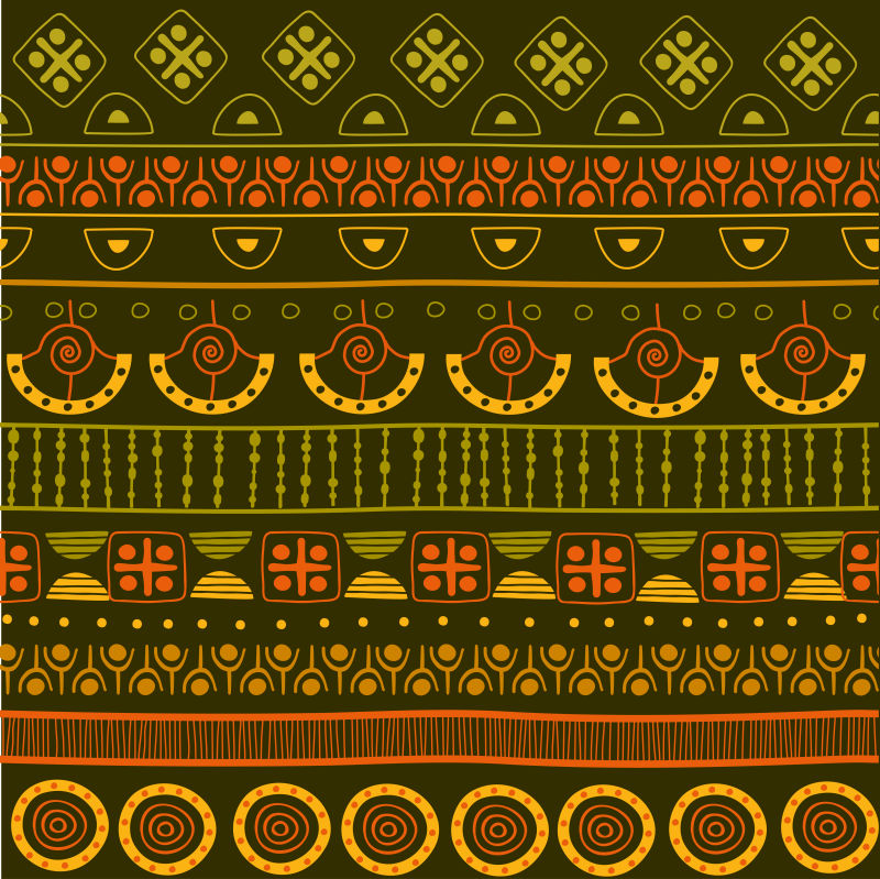 抽象矢量风格装饰无缝背景