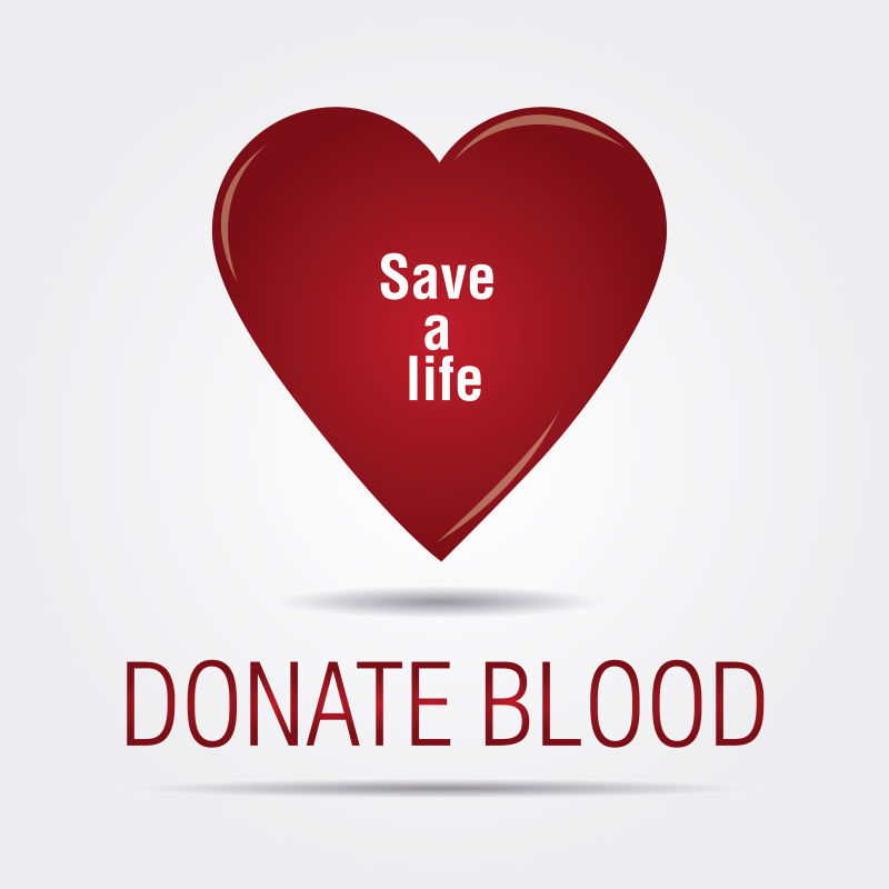 矢量红色爱心插图设计