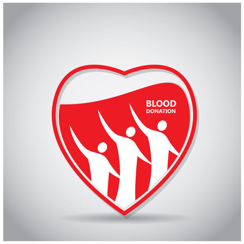 矢量公益献血设计