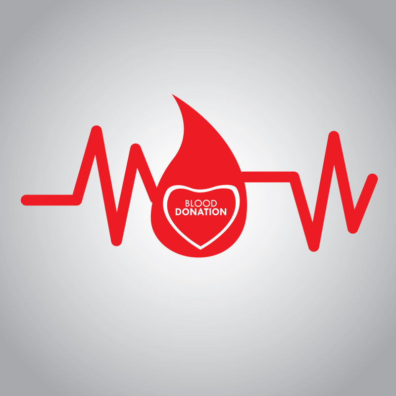 矢量心电图献血设计