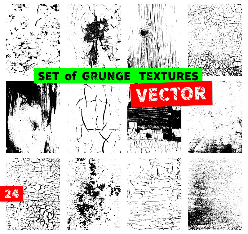 抽象矢量粗糙纹理装饰设计背景