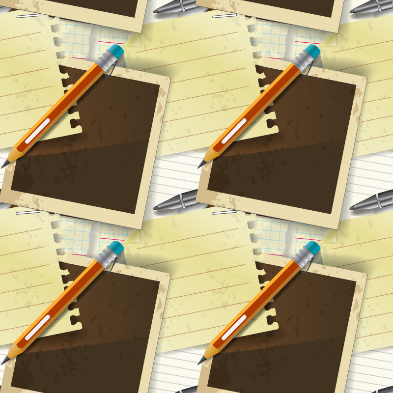 抽象矢量空白的纸张设计插图