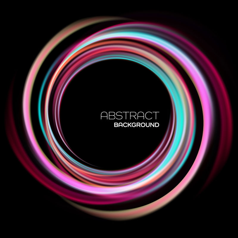 抽象矢量现代夜光发光背景设计