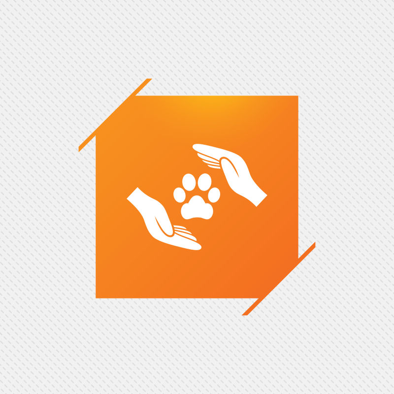 创意矢量保护宠物主题图标设计