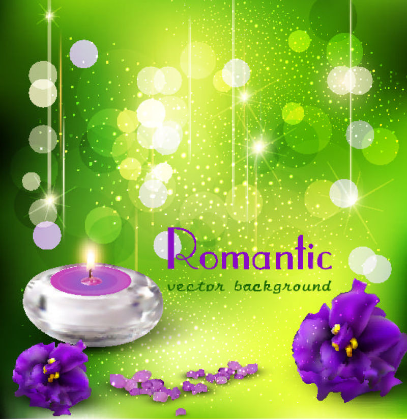 抽象矢量香薰元素的设计背景