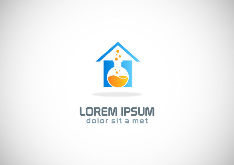 矢量家庭建筑标志