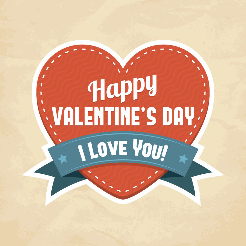 矢量情人节快乐创意设计