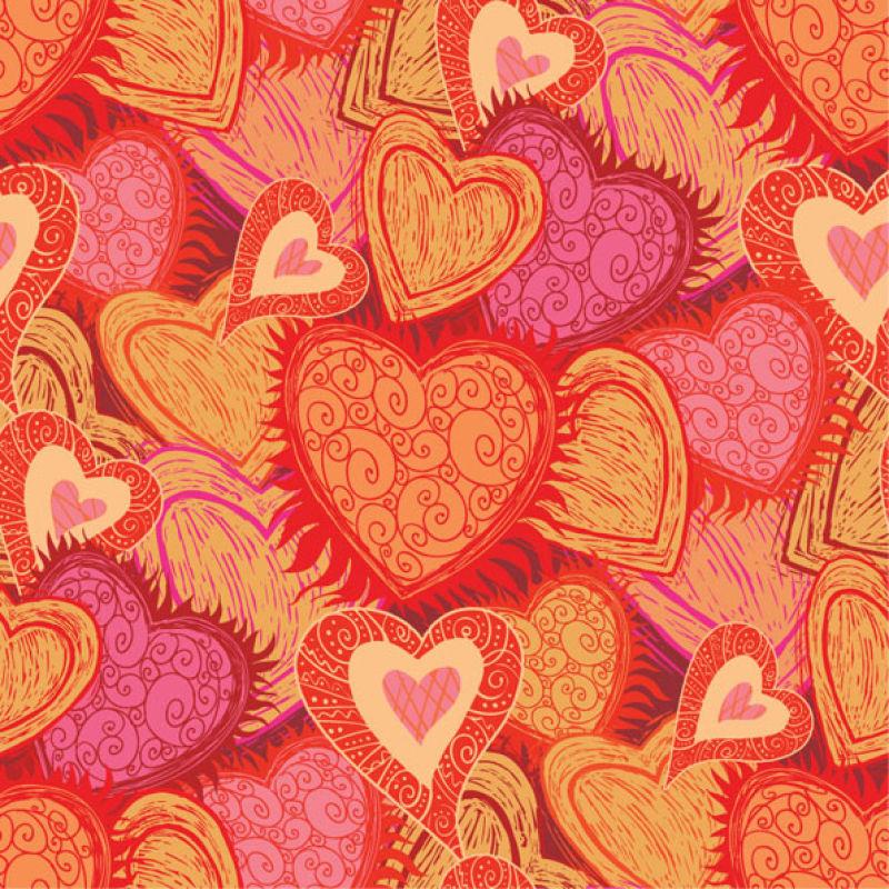 无缝心脏模式矢量