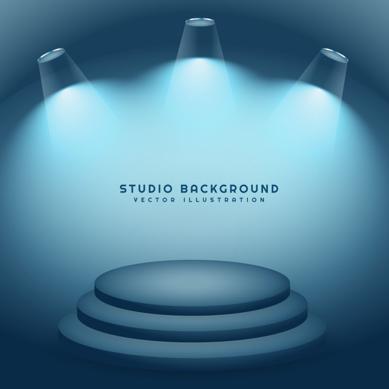 矢量抽象现代灯光设计背景