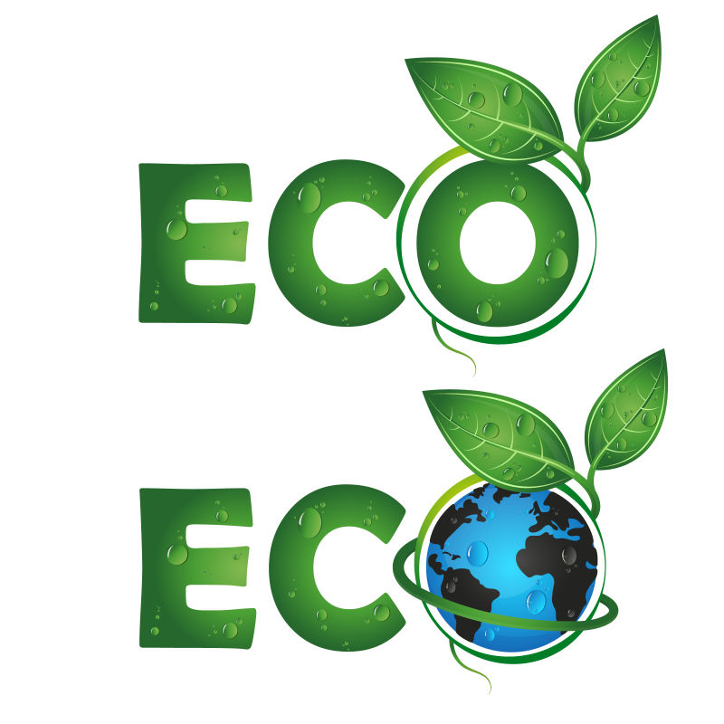 矢量创意生态标志设计