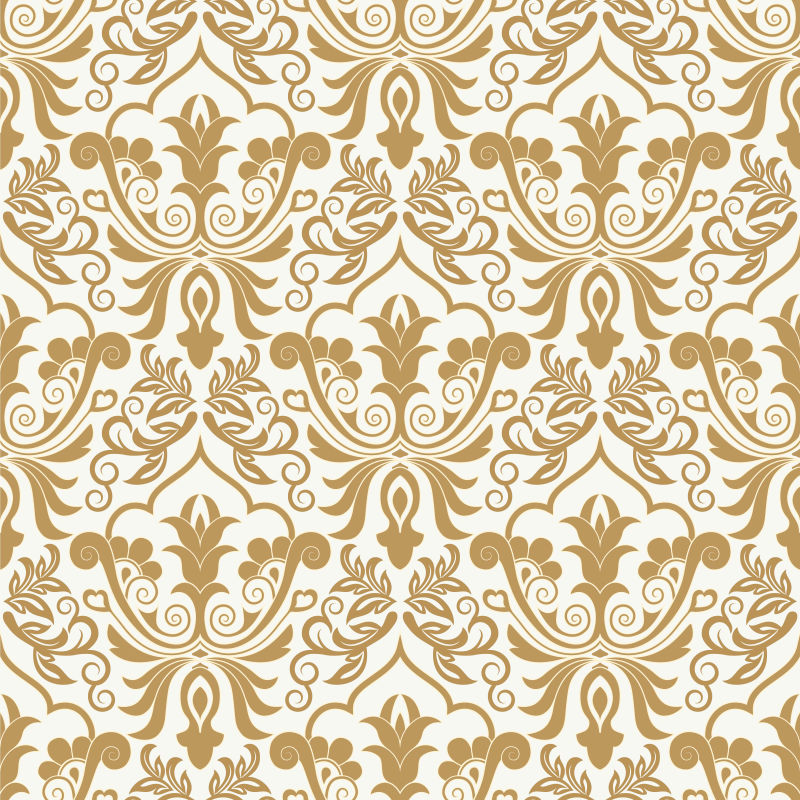 抽象矢量花卉元素的装饰背景