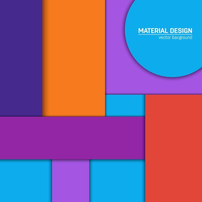 抽象矢量彩色纸片布局背景设计