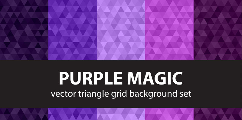 矢量紫色几何无缝背景